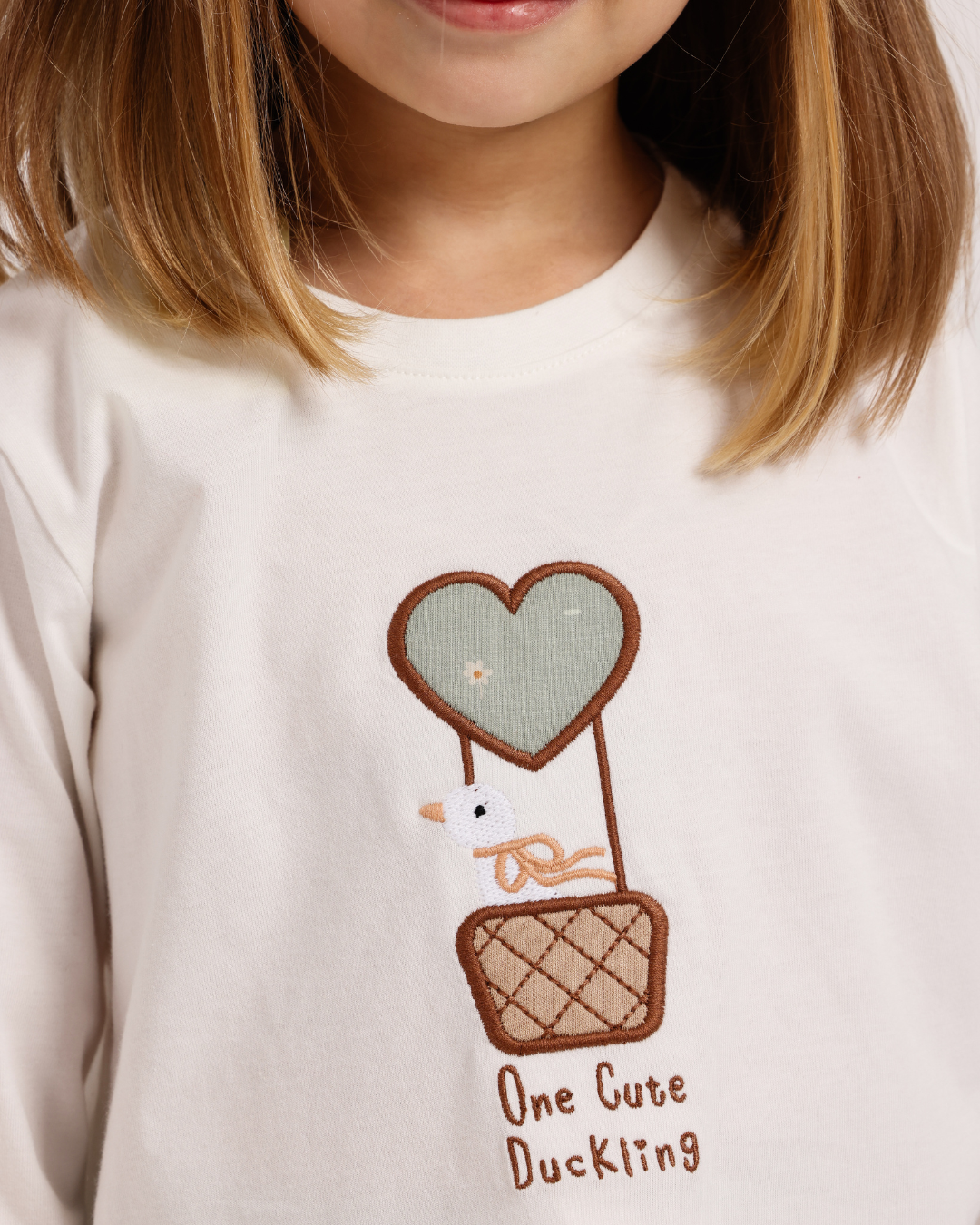 بيجاما بناتى بكم بط صغير