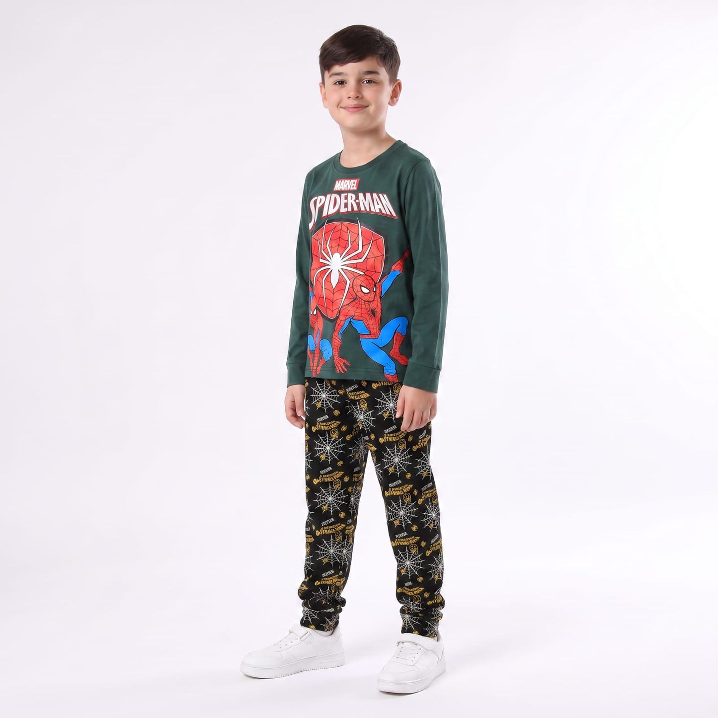 بجامه قطن خريفى اولادى spider Man