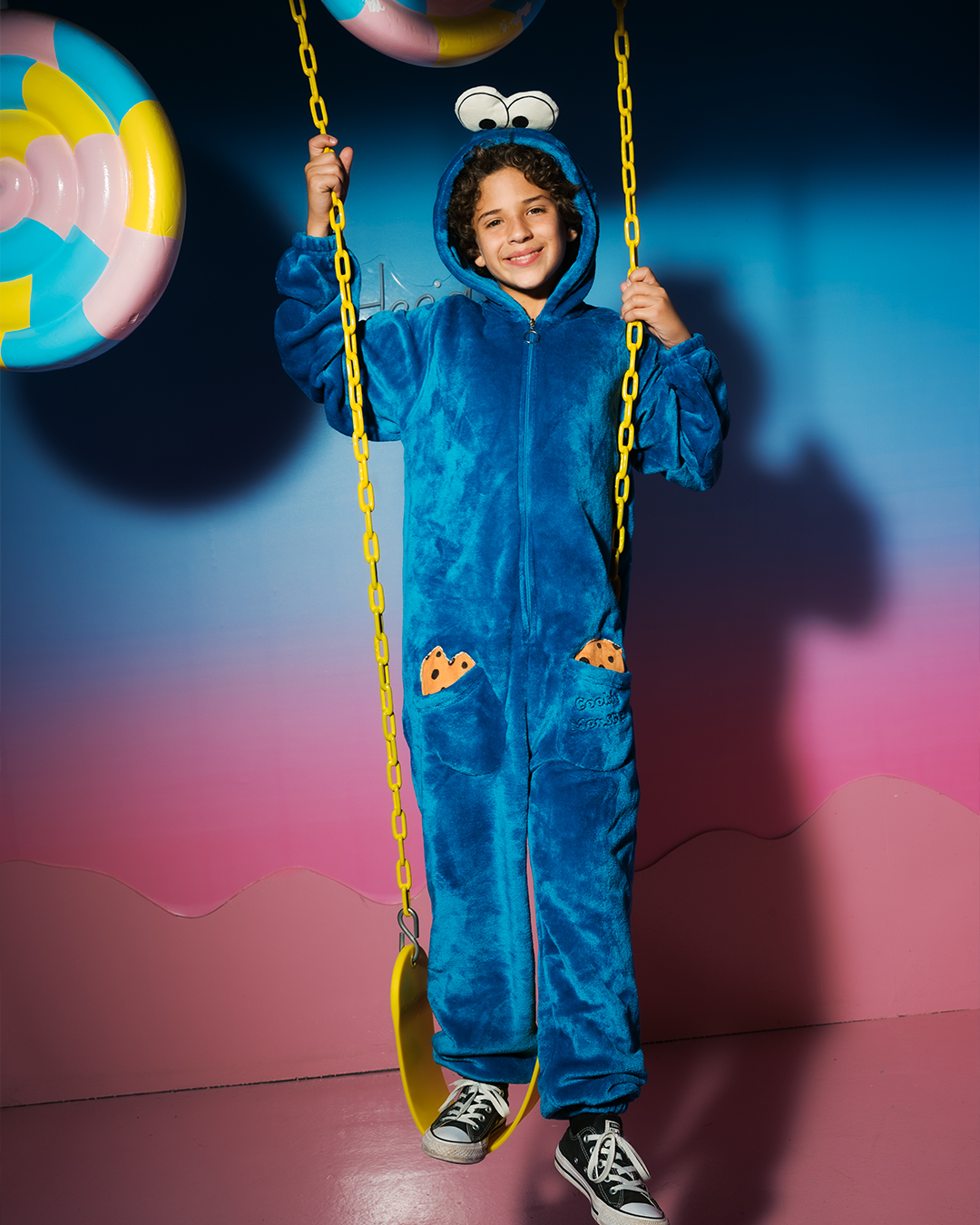 Sesame Street Cookie Monster Character Onesie