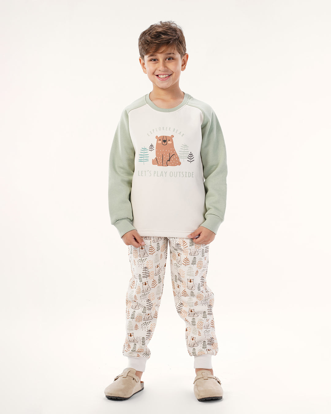 Pajamas set explorer bear