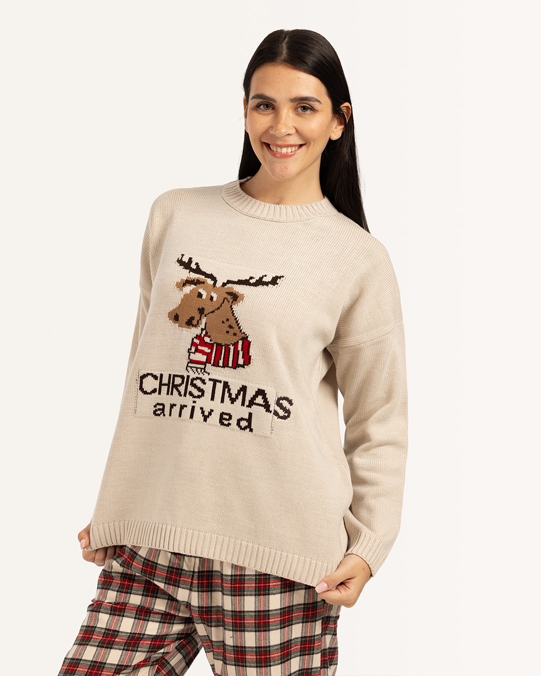 Women's Christmas pajamas, the warmth of the holidays
