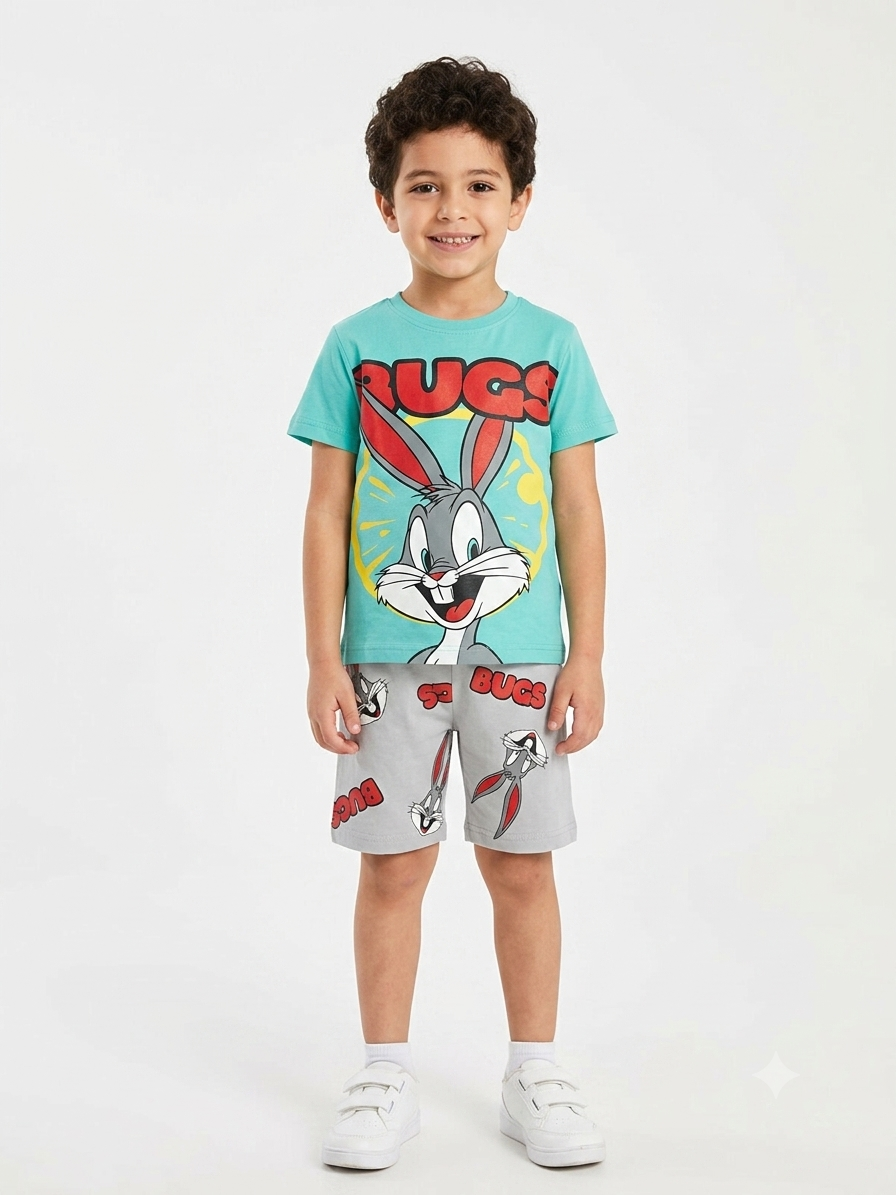 بجامة شورت وسط ولادي rucs