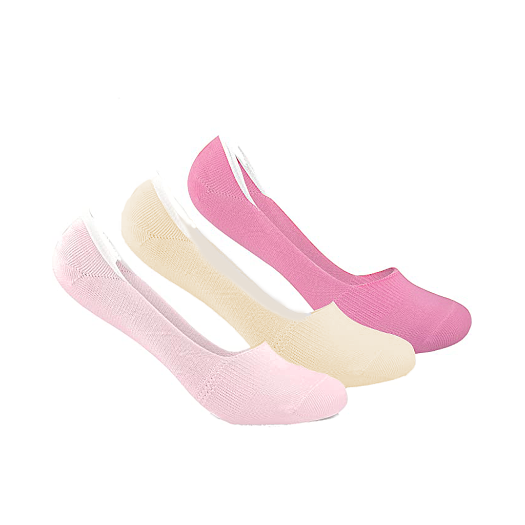 Plain lycra invisible socks for women