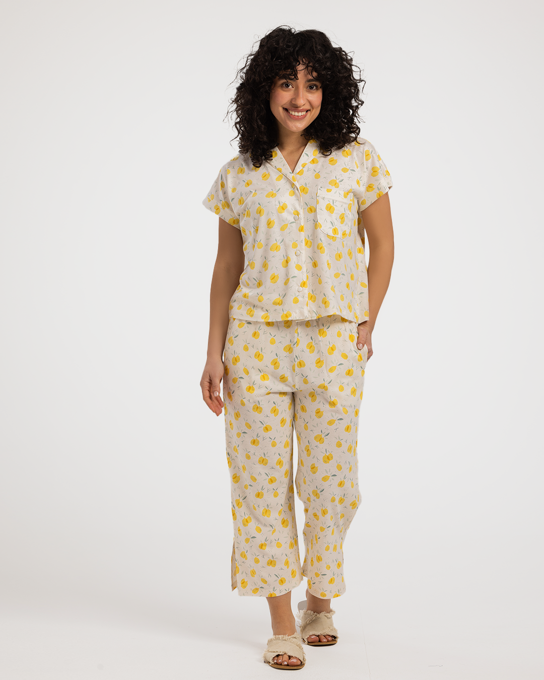 Cute Lemon Women's Classic Pajamas