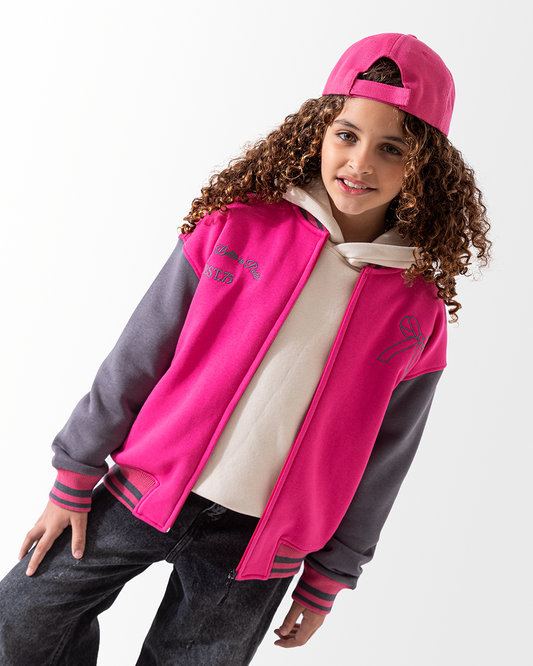 M veste bessoul 146 Filles Fuchsia