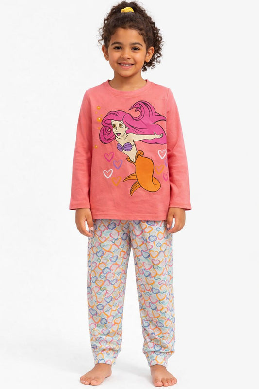 بيجامه قطن وسط بناتي