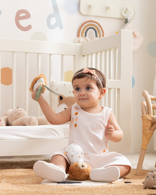 It's Season of peaches. Girls' dress