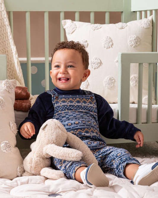 Lets join our club Baby boys two-piece jumpsuit