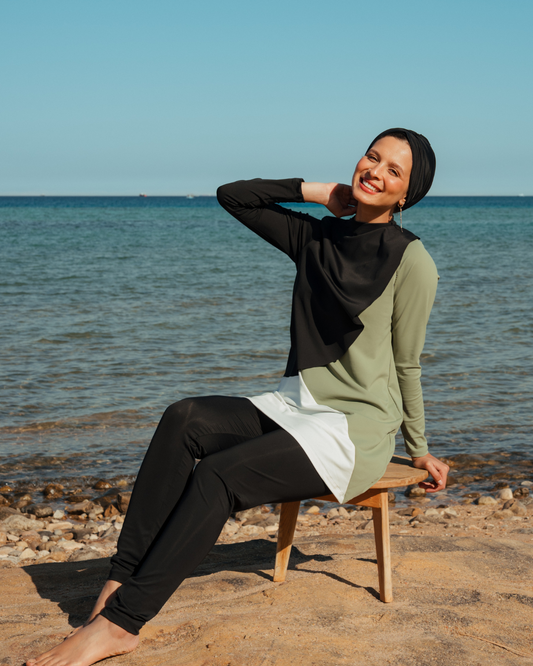 Swimming features different colors