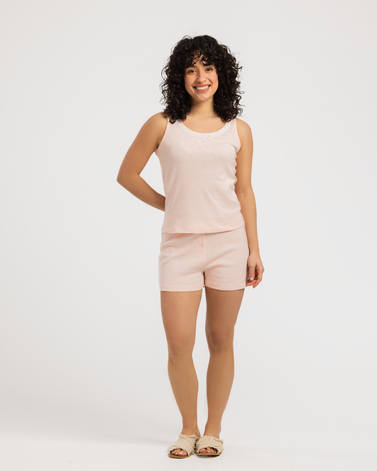 Summer Breeze Lace Shorts Set