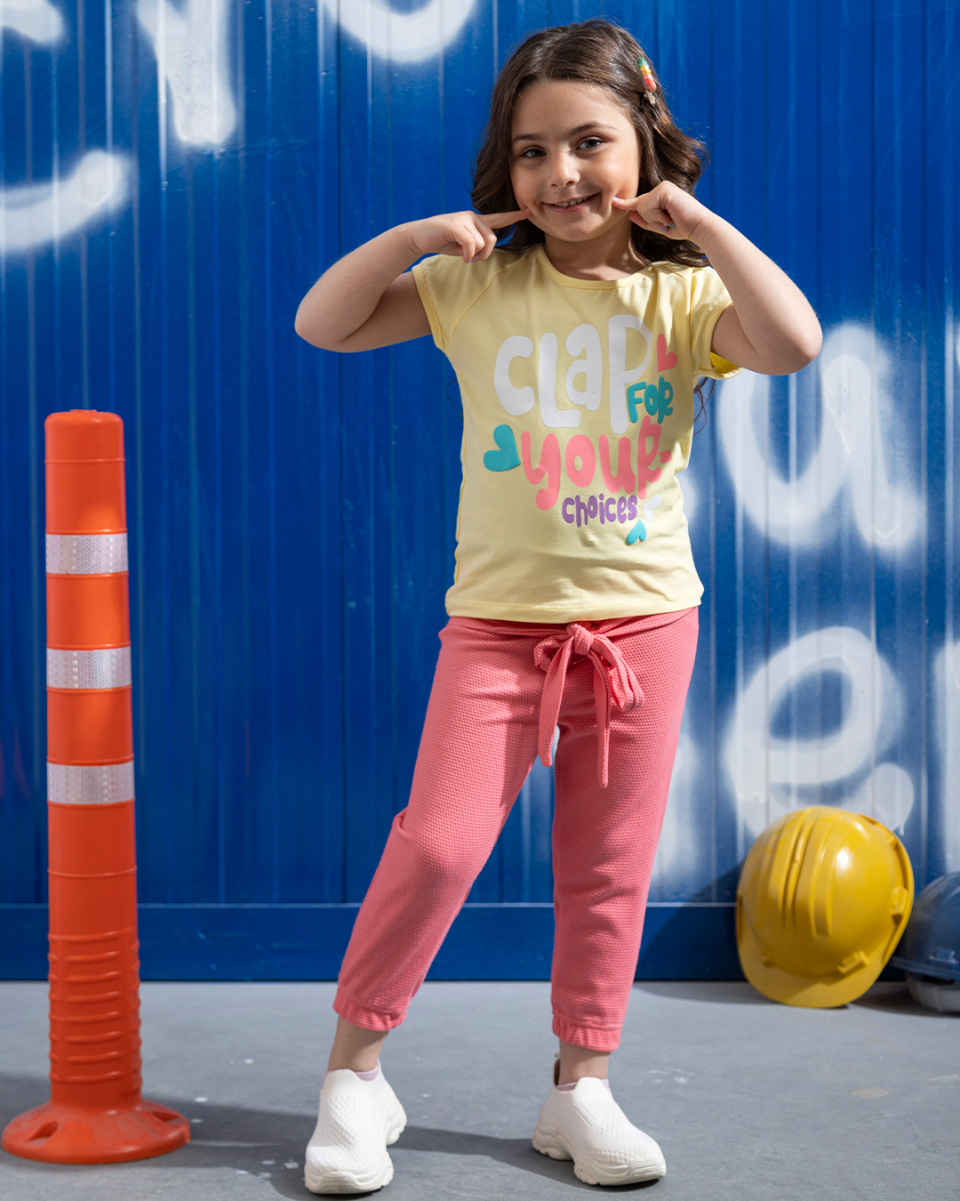 clap for you baby girls pajamas