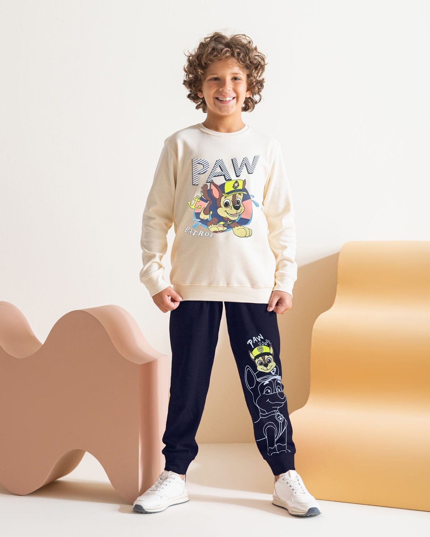 paw patrol boys long sleeve pajamas