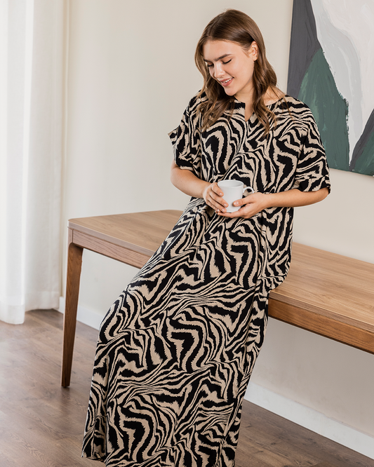 Textured viscose shirt, half sleeve 117