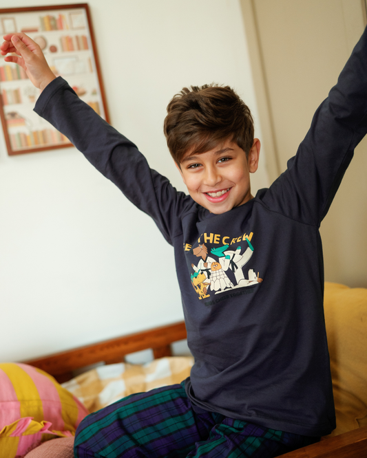 Boys' Pajamas with Karate Team Sleeves