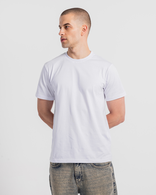 Men's Basic Plain Half Sleeve T-Shirt