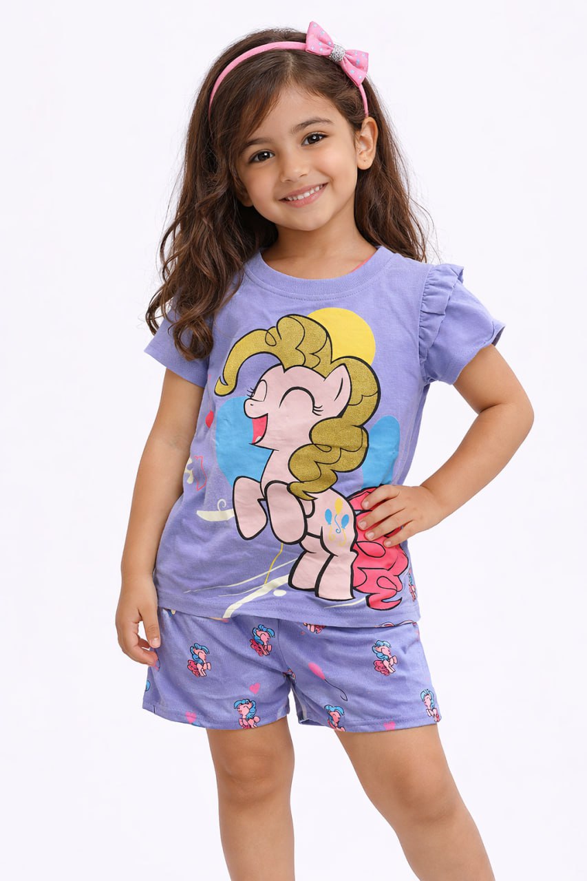 بيجامه صيفي وسط بناتي