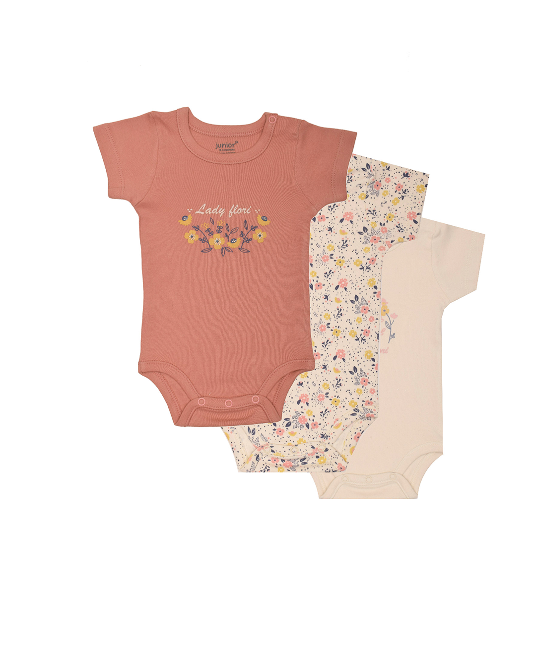 lady flori, my children's jumpsuit, half sleeves, 3 pack