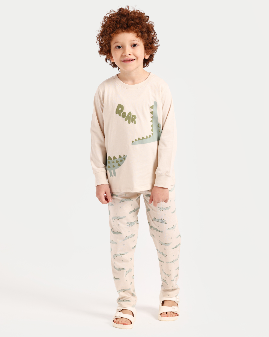 Boys' pajama set with sleeves and pants