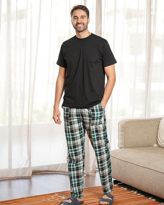 Men's checkered trousers