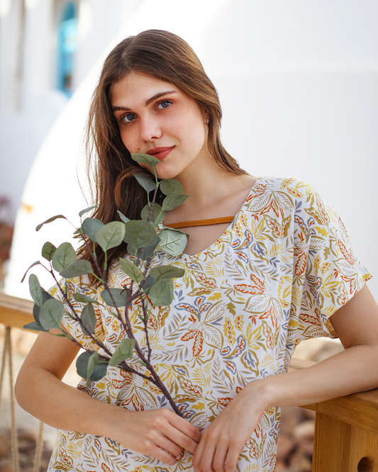 Women's viscose night-shirt