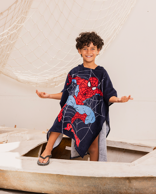 Spiderman poncho my boys