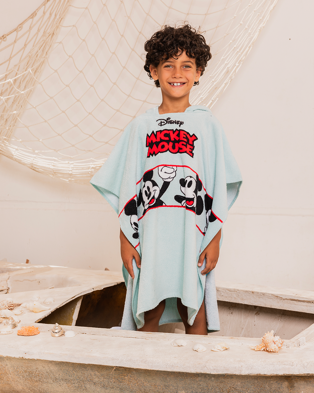 Mickey Mouse poncho for my boys