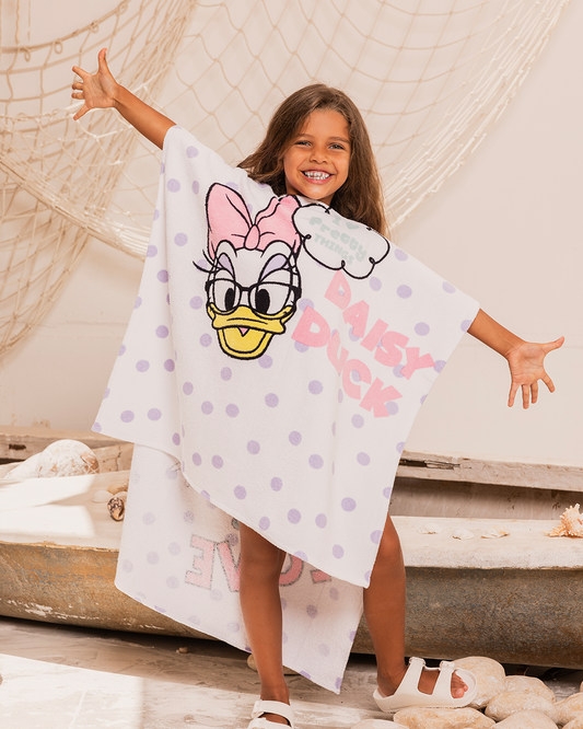 Daisy Duck girls poncho