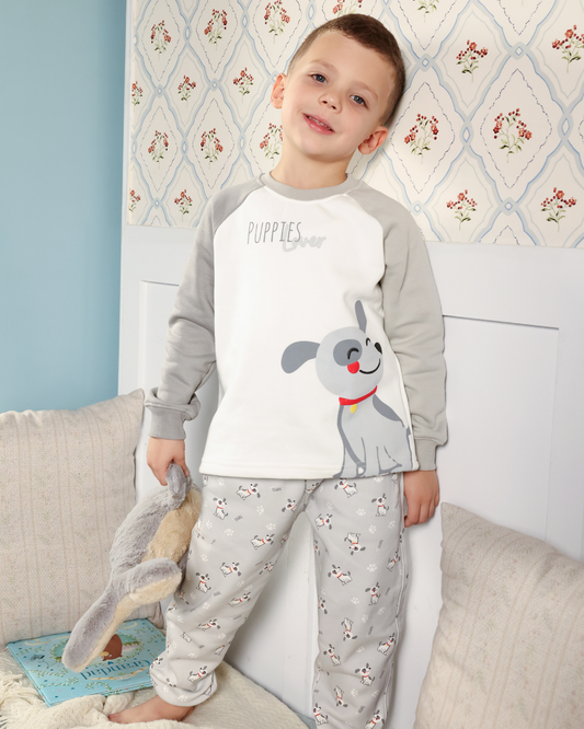 Pajamas Raglan Puppies Lover