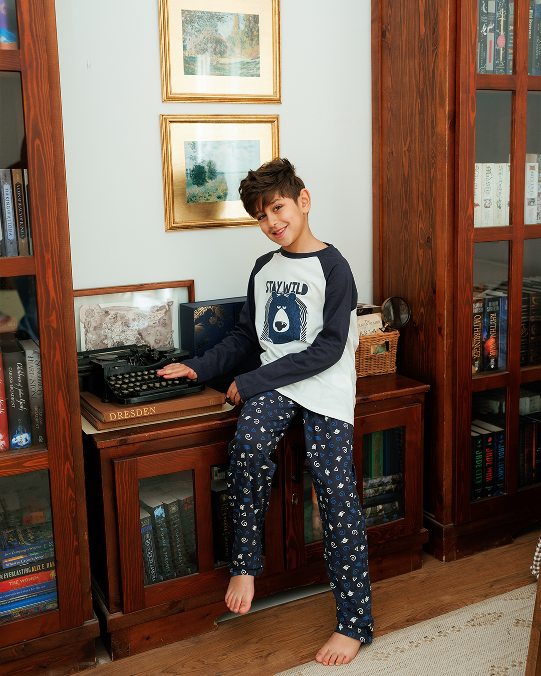 Boys' Pajamas with Long Sleeves and Pants