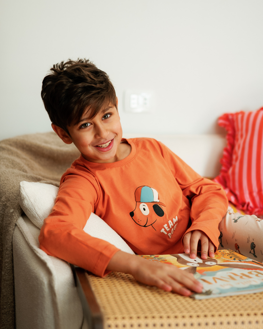 Boys' Pajamas with Team Speed Sleeves