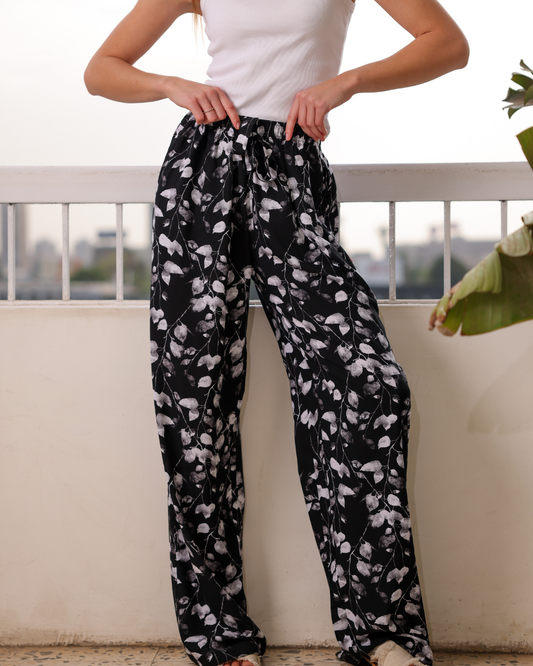 Women's Viscose Printed Trousers