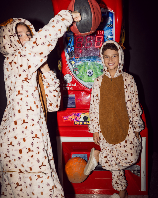 Moose Character Long Sleeve Kids onesie