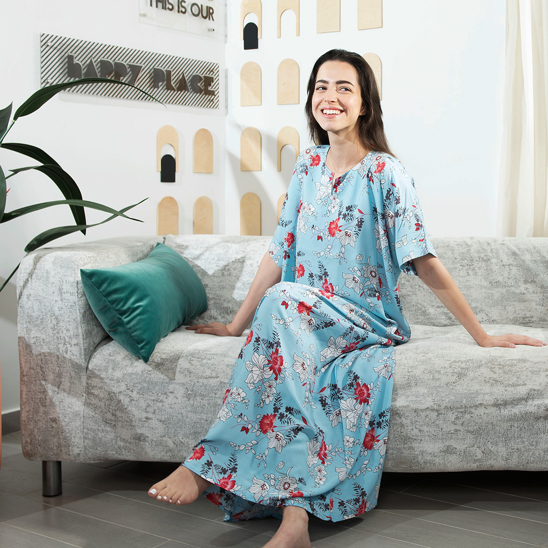 17 Half sleeves viscose wooded