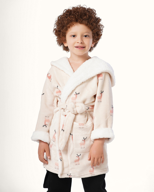 My boys robe is beautiful gazelle