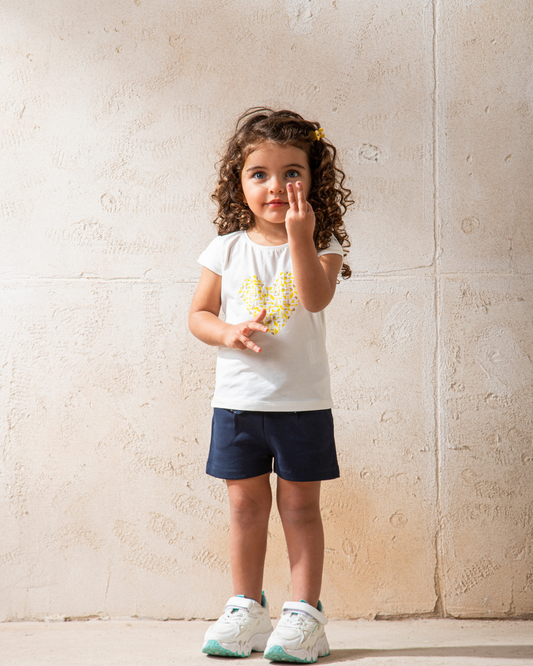 heart baby girls pajamas