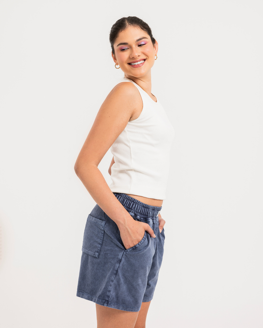 Shorts Summer Melton Acid Washed