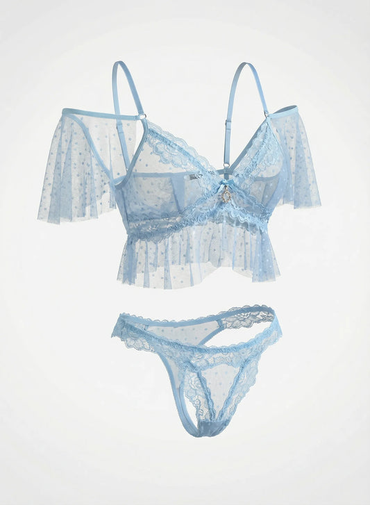 S24, Deux Pièces, Mousseline, Dentelle Sur la quantité