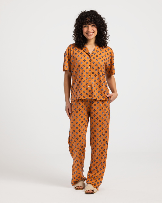 Women's Soft and Cute Geometric Pajamas