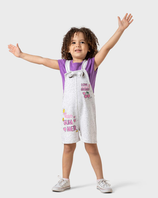 Hello summer baby girl pajamas