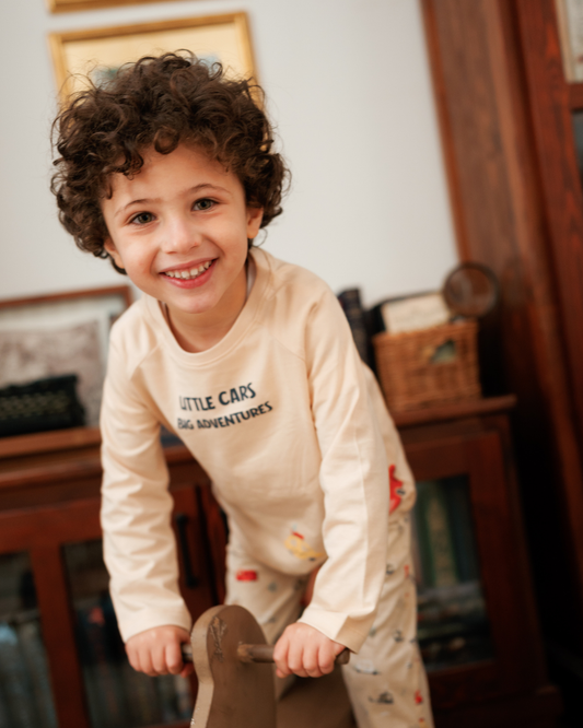 Boys' Pajamas with Car Adventures