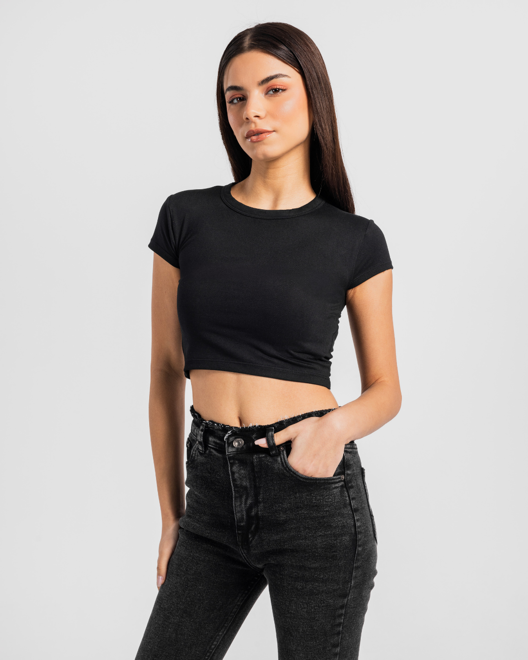 Crop top half sleeve ostomy