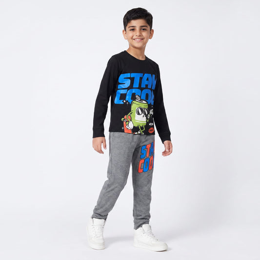بجامه خريقى قطن اولادى staycool