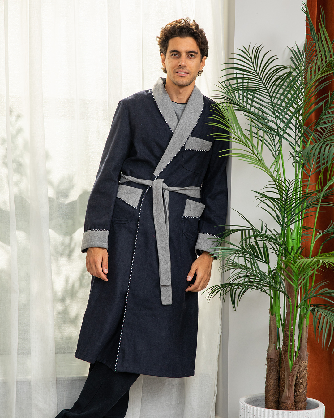 Plain Men's Robe