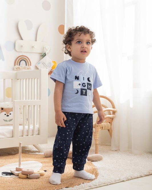Good night baby boys cotton pajamas