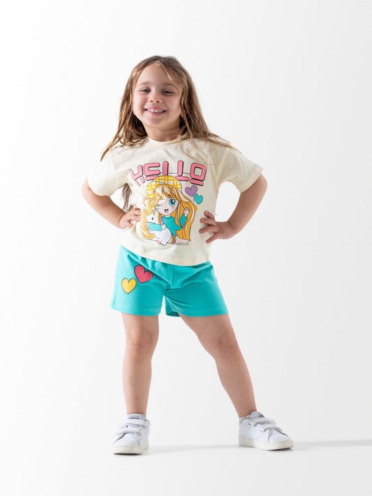 MARVY Hello2 Girls Pajamas