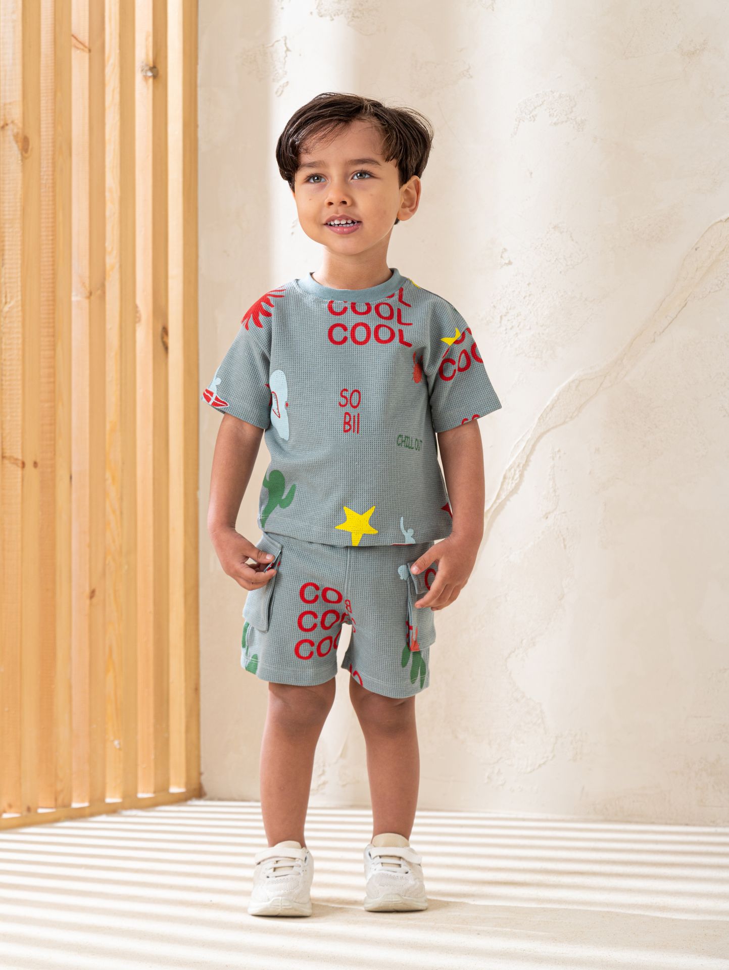 Cactus Shark NB Boys Pajamas