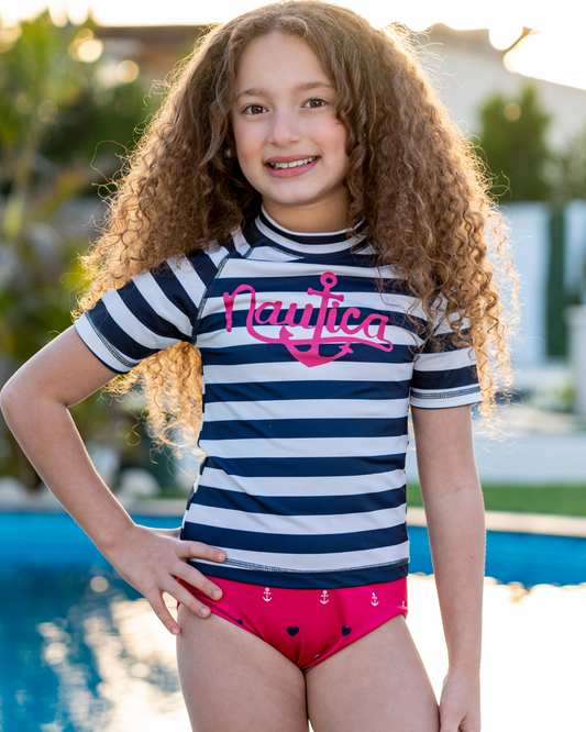 Nautica Girls Two Piece Swimsuit