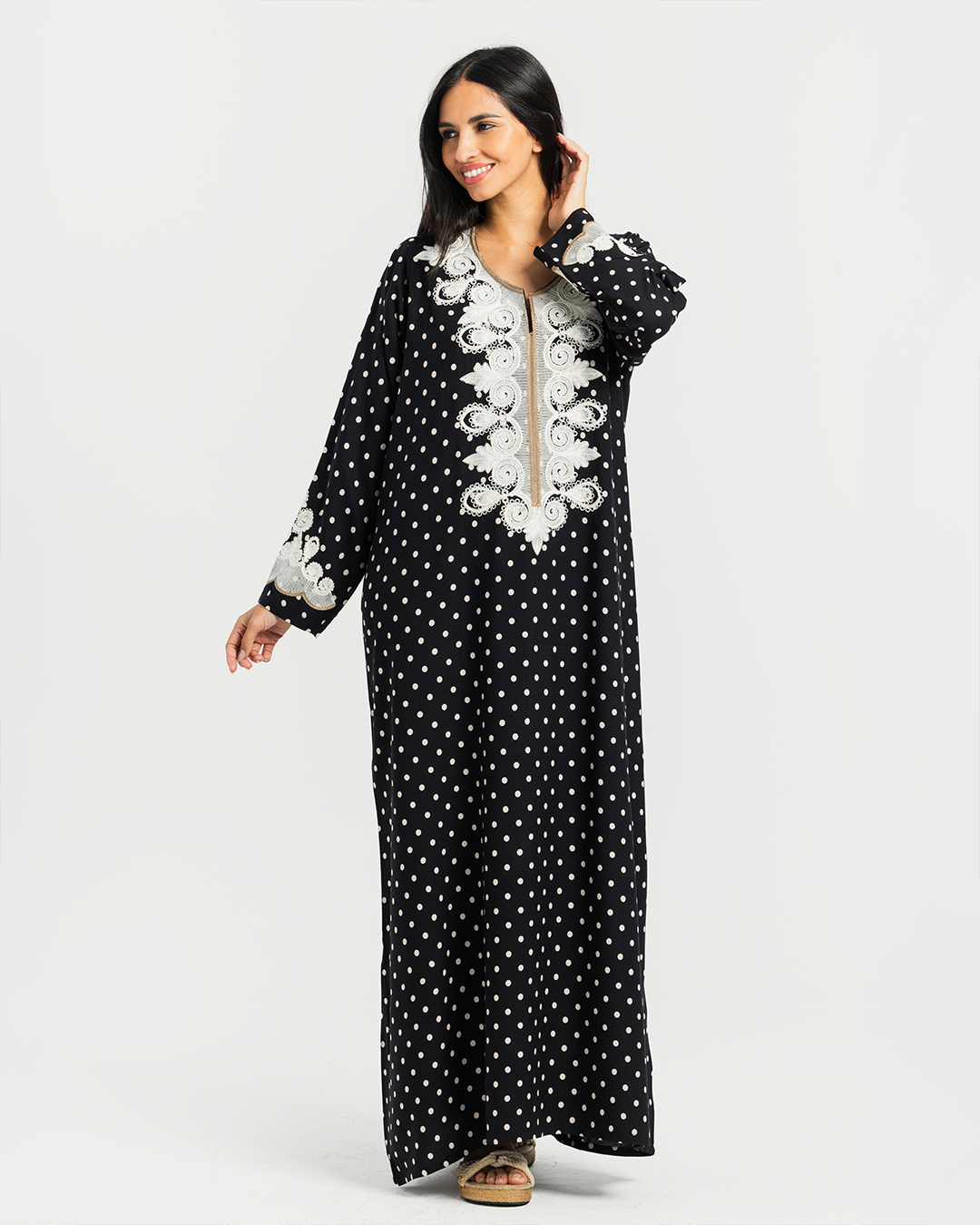19 Embroidered Printed Viscose Sleeve Shirt