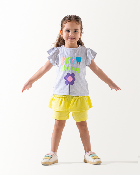 Grow Strong NB Girls Pajamas