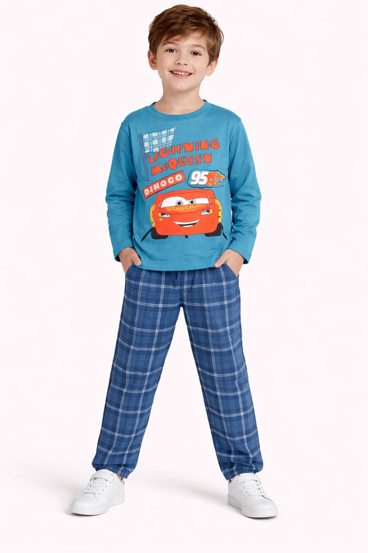 طقم وسط اولادي خريفي قطن